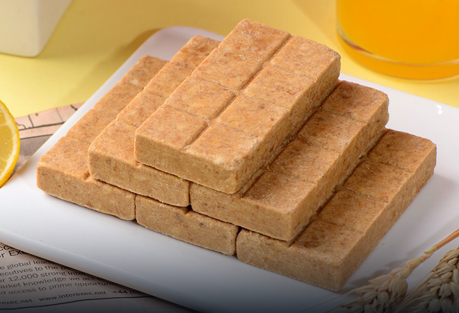 Ligne d'assemblage de biscuits compress&eacute;s